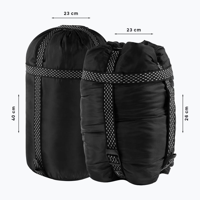 Alpinus Fiber Pro 1500 hálózsák jobbra tengerészkék 7