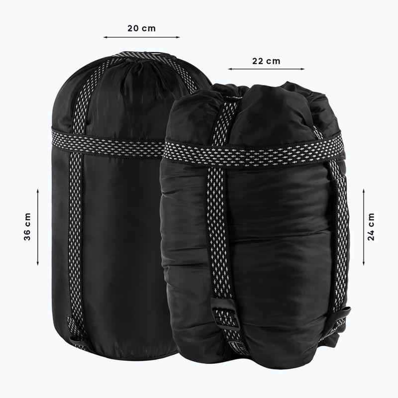 Alpinus Fiber Pro 1300 hálózsák bal zsálya 7