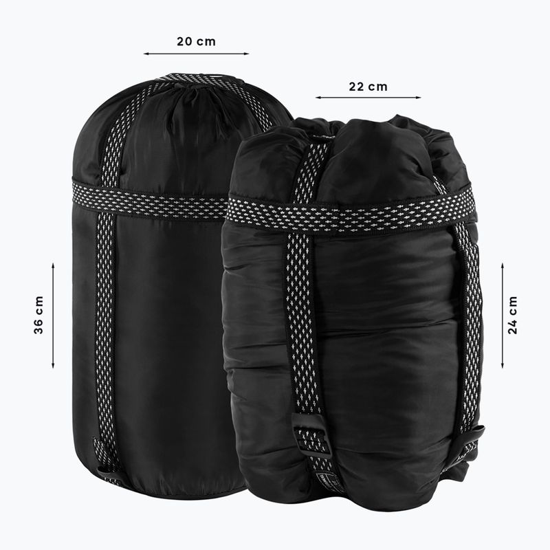 Alpinus Fiber Pro 1300 hálózsák jobbra zsálya 7