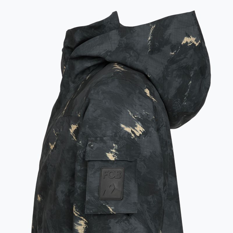 Férfi snowboard kabát 4F M509 multicolour allover 3