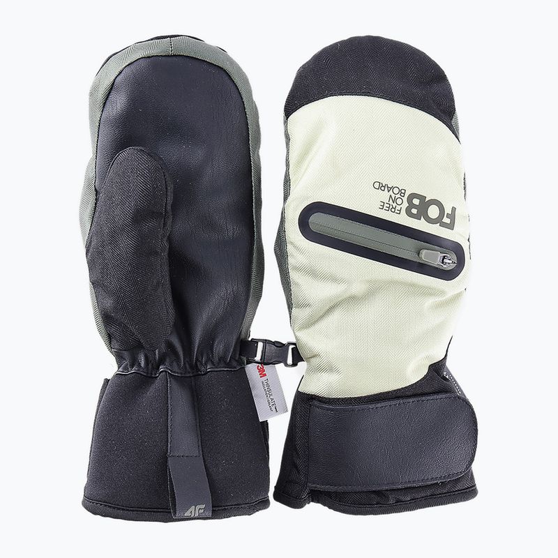 Női snowboard kesztyű 4F FNK F146 olive
