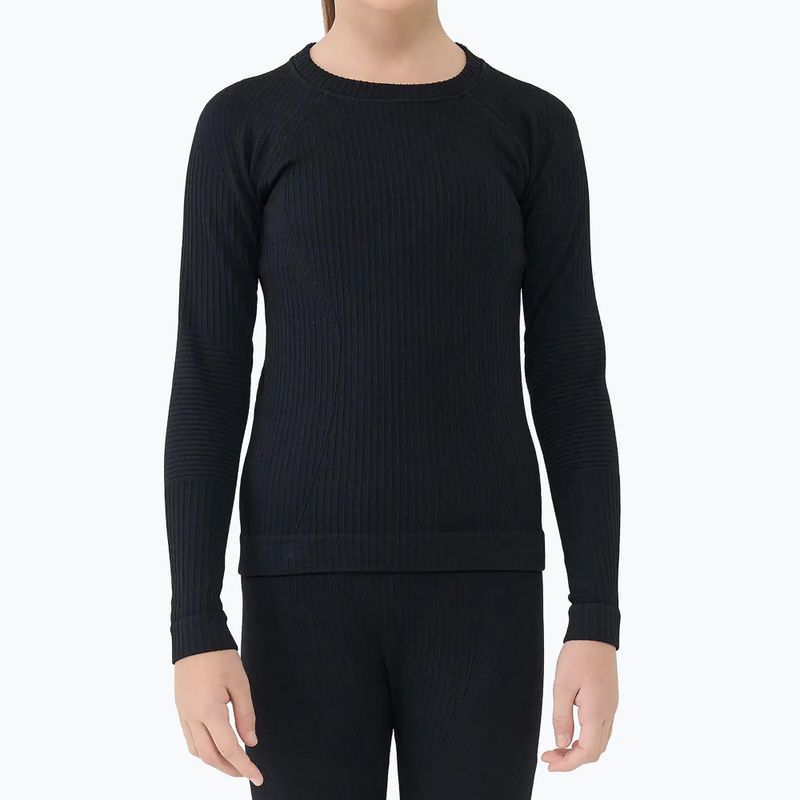 Gyerek termikus fehérnemű szett 4F F251 deep black 2