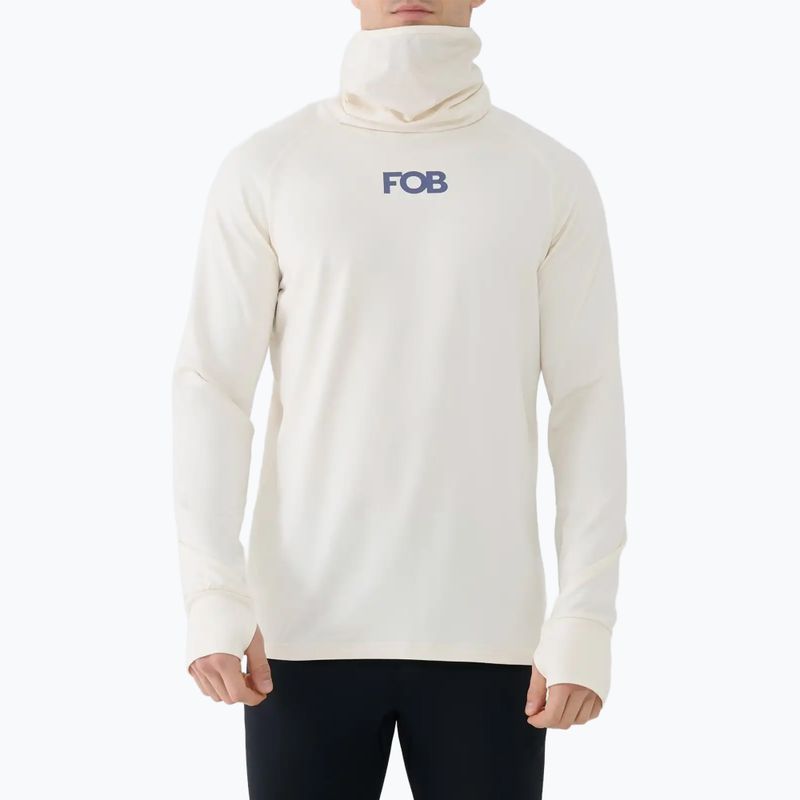 Férfi termoaktív pulóver 4F M089 broken off white