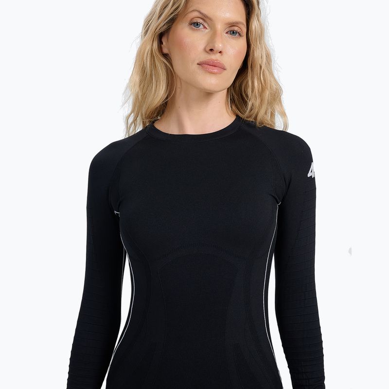 Női termoaktív pulóver 4F F203 deep black 5