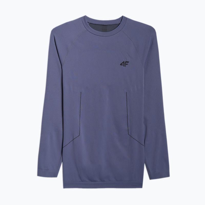 Férfi termoaktív pulóver 4F M233 denim