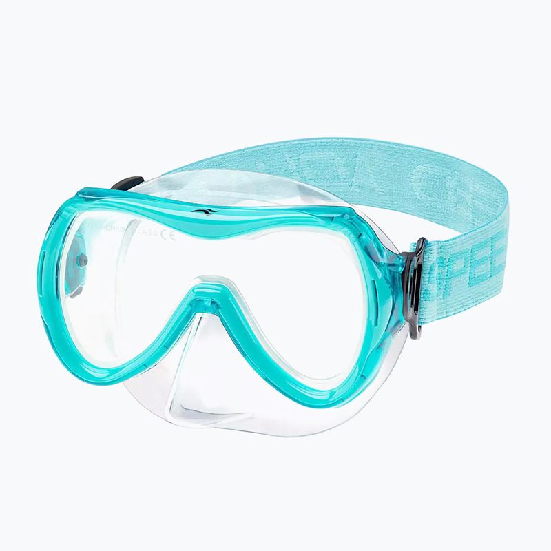 Gyerek búvárkészlet AQUA-SPEED Alize FS + Samos + Mesh türkiz 4