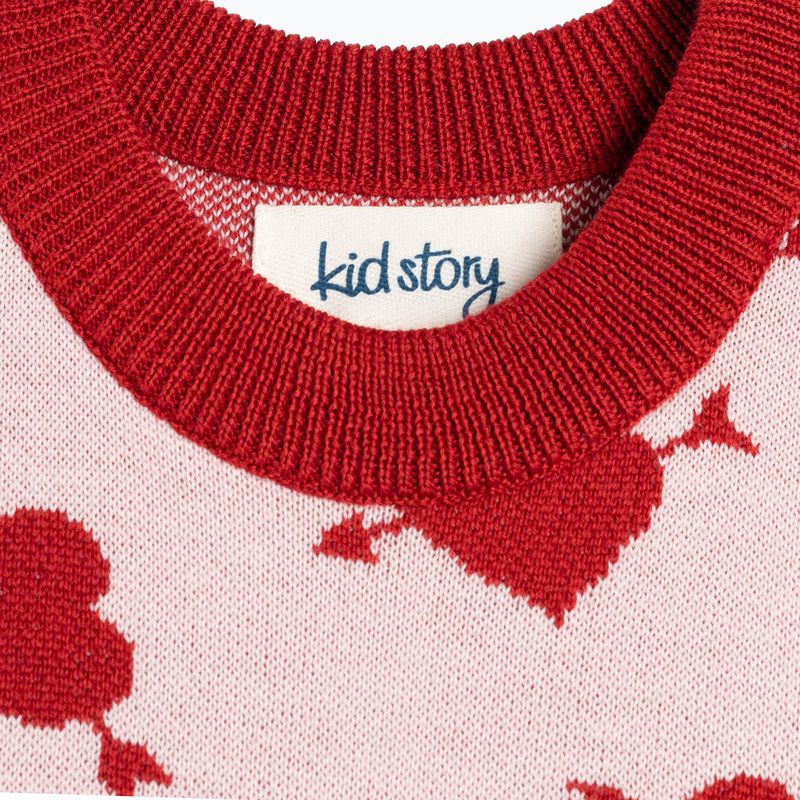 KID STORY Merino édes szív gyermek pulóver 3