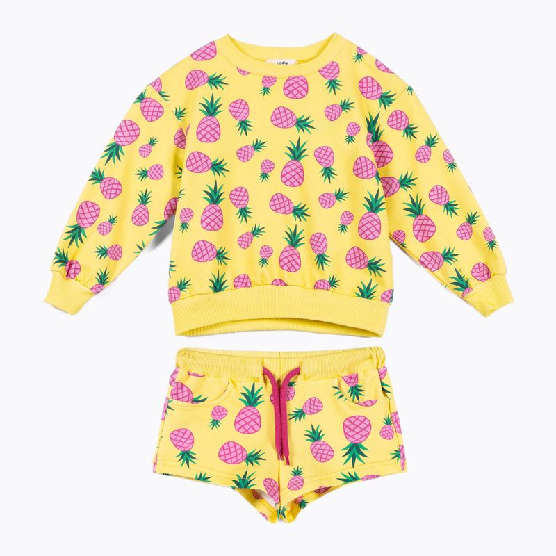 Gyerek szett KID STORY Pulóver és Rövidnadrág sweet pineapple