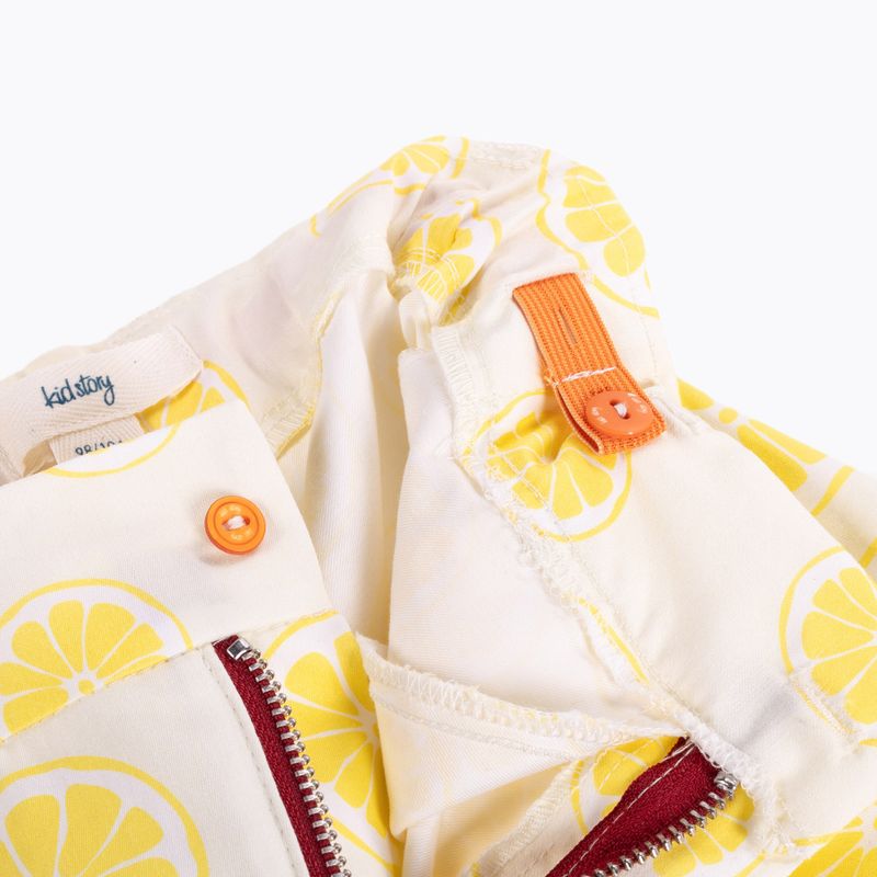 Gyerek szett KID STORY Ing és Rövidnadrág lime paradise 11