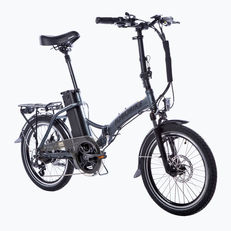 JOBOBIKE Sam 36V 13Ah 468Wh elektromos kerékpár, szürke 2