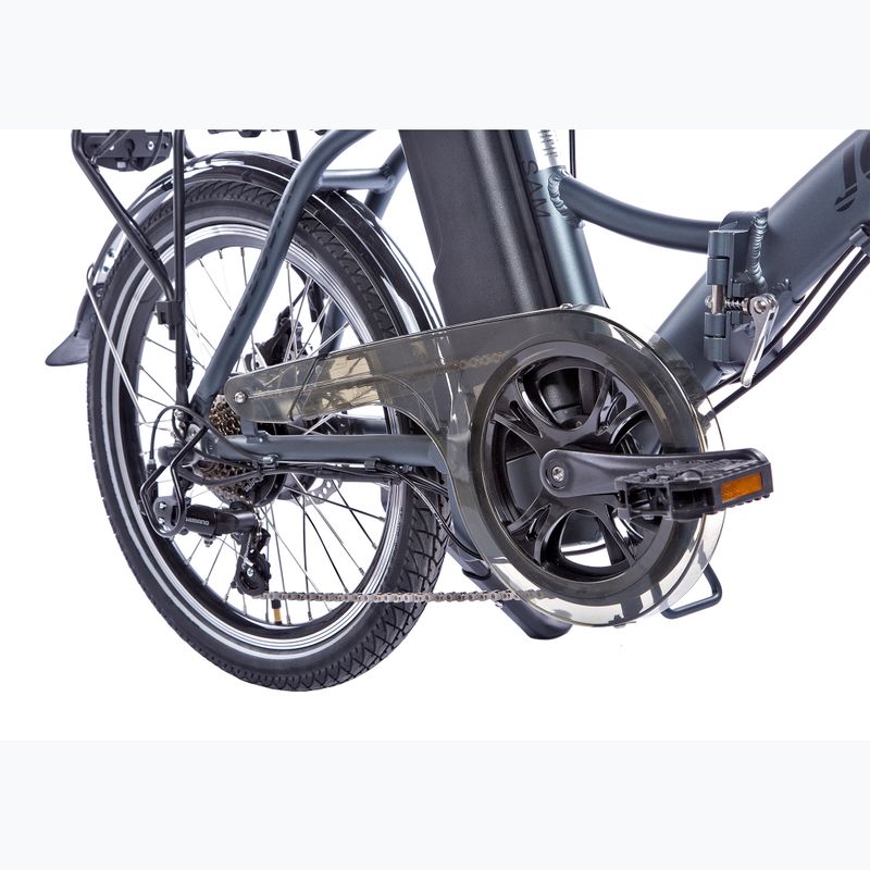 JOBOBIKE Sam 36V 13Ah 468Wh elektromos kerékpár, szürke 12