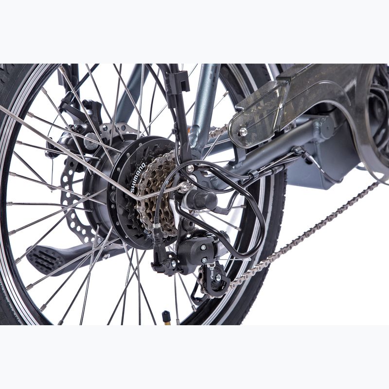JOBOBIKE Sam 36V 13Ah 468Wh elektromos kerékpár, szürke 15