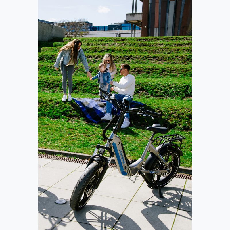 JOBOBIKE Romer 48V 14Ah elektromos kerékpár, szürke 7
