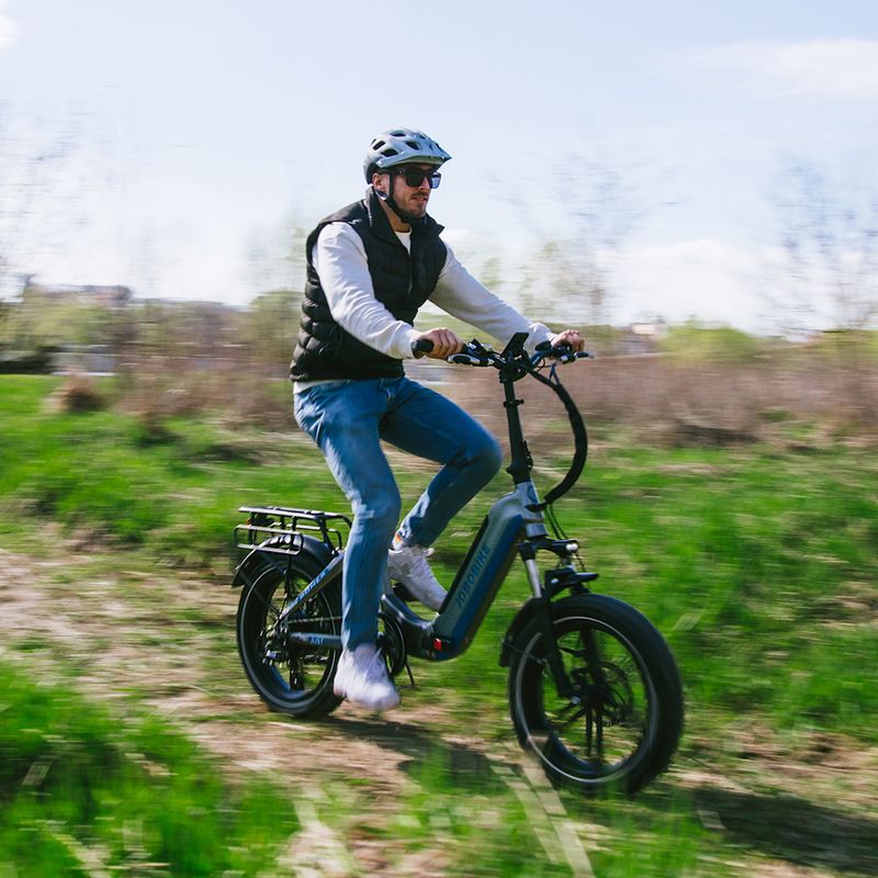 JOBOBIKE Romer 48V 14Ah elektromos kerékpár, szürke 9