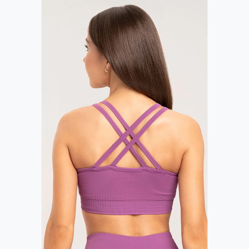 Edzés melltartó Gym Glamour Push Up 2.0 merry berry 2