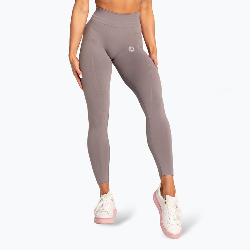 Női leggings Gym Glamour Basic Scrunch szürke