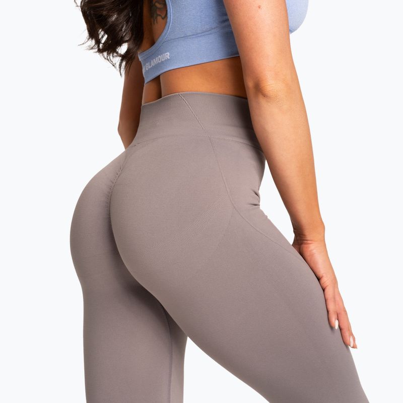 Női leggings Gym Glamour Basic Scrunch szürke 6