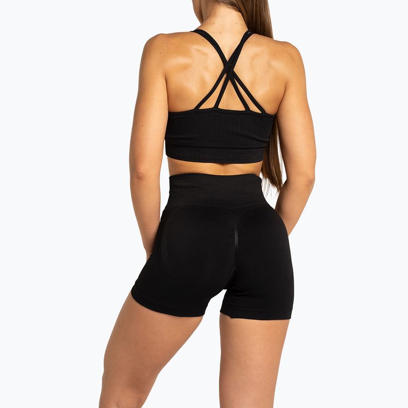 Női edzőnadrág Gym Glamour Push Up 2.0 fekete 2