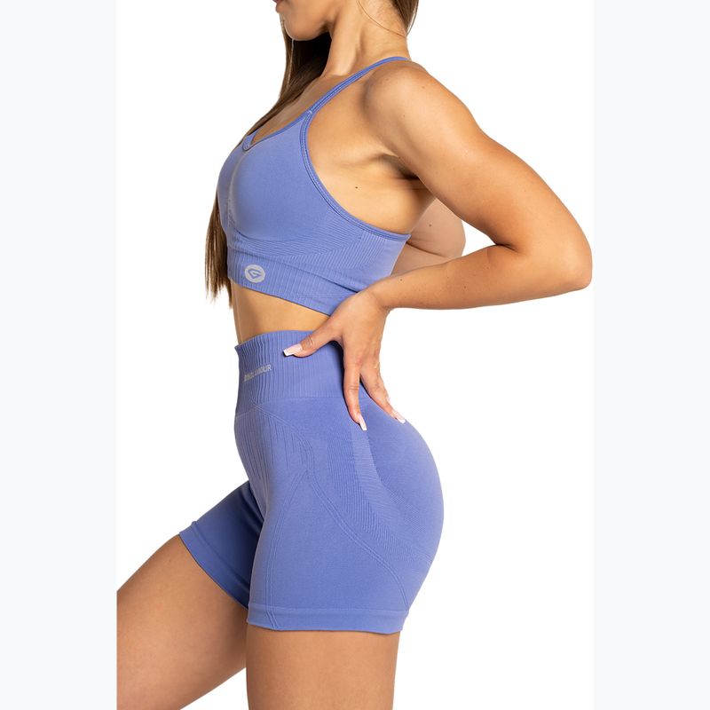 Női sport rövidnadrág Gym Glamour Push Up 2.0 lavender 3