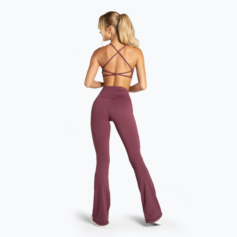 Női leggings Gym Glamour Push Up 2.0 bordó bordó 3