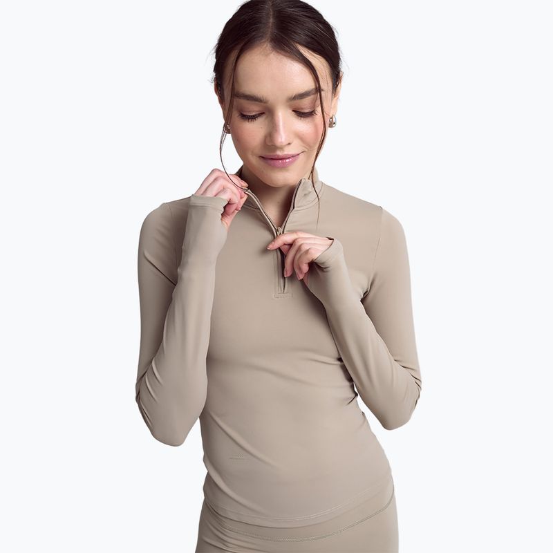 Női hosszú ujjú JOYINME Motion LS 1/4 Zip zsálya 3