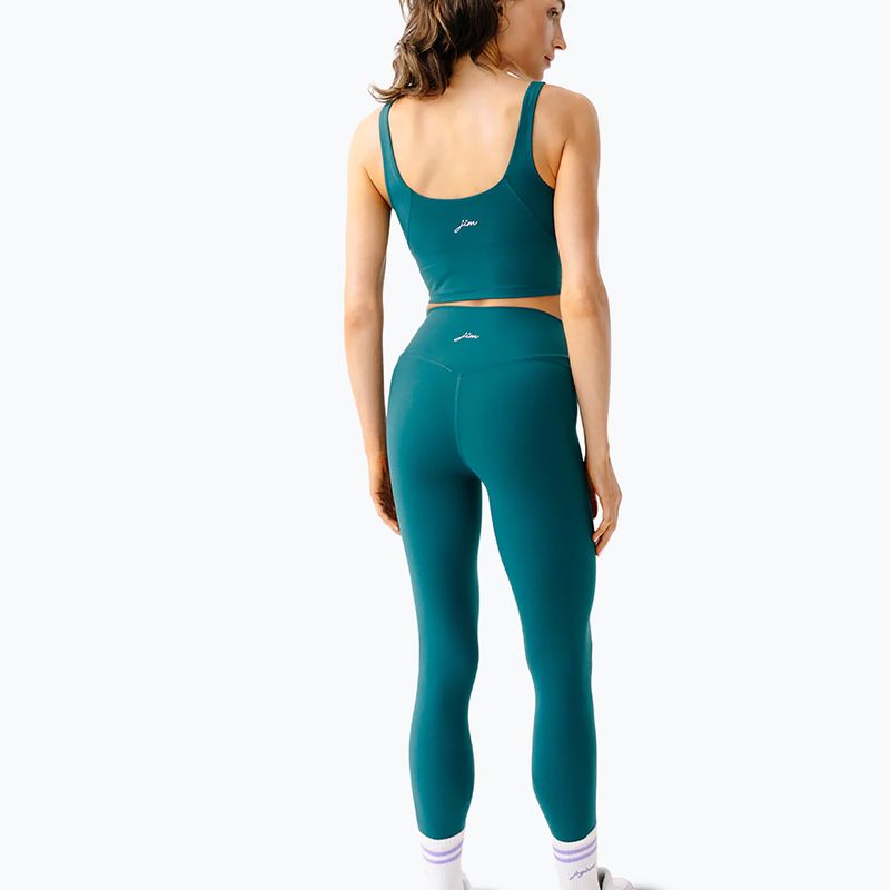 Női jógaleggingsek JoyInMe Oneness Ease 7/8 black green 3