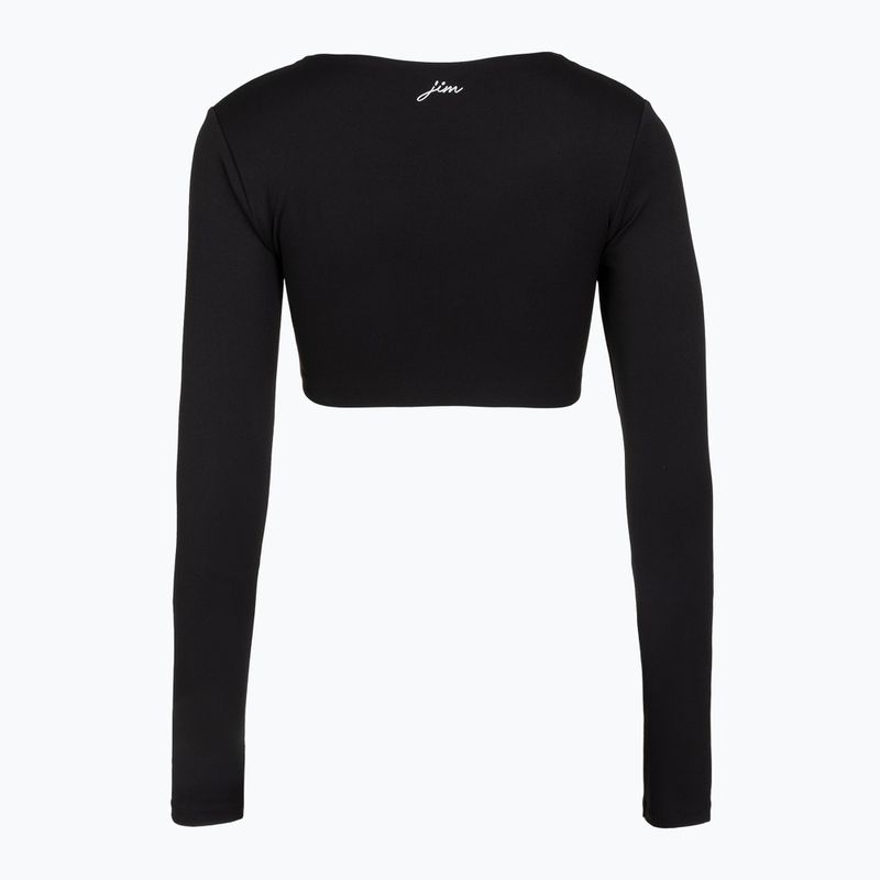 Női jóga felső JoyInMe Core Crop Top black 2