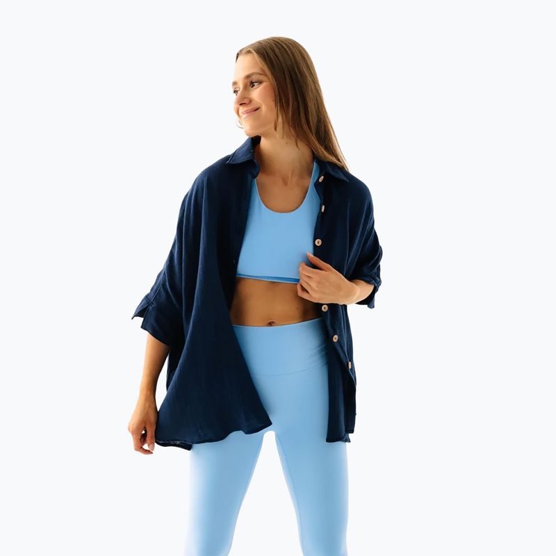 Női jógaleggingsek JoyInMe Oneness Yoga 7/8 blue chia 4