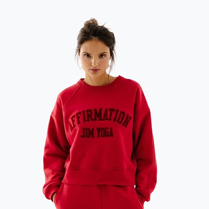 Női polár pulóver JoyInMe Classic Pullover berry crash