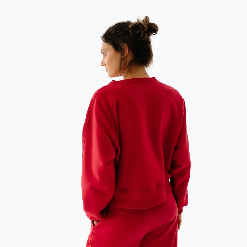 Női polár pulóver JoyInMe Classic Pullover berry crash 3