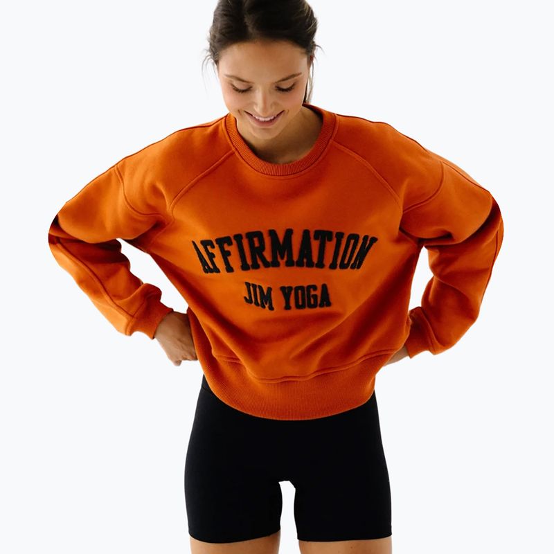 Női polár pulóver JoyInMe Classic Pullover pumpkin spice