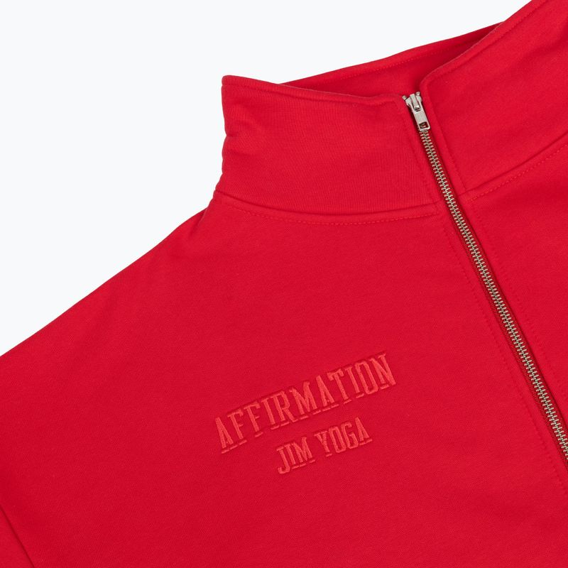 Női polár pulóver JoyInMe Zip Flow Sweatshirt berry crash 3