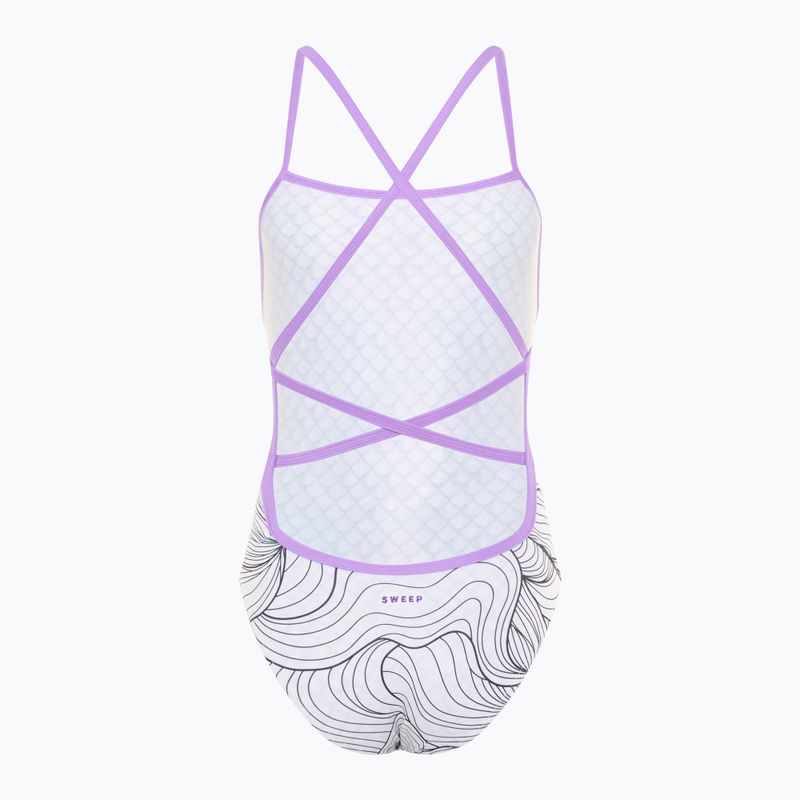 Női egyrészes fürdőruha SWEEP Aqua Medusa fehér 2