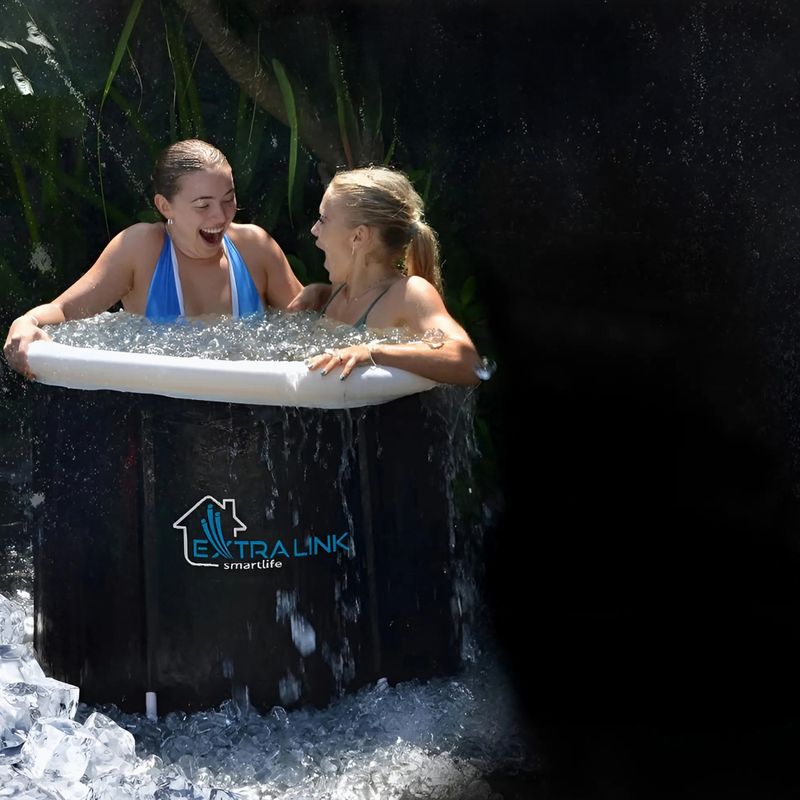 Hidegvizes merülőkád Extralink Bathtube black 6