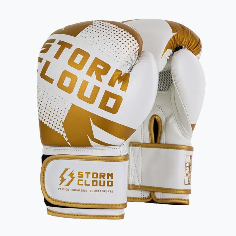Boxkesztyű StormCloud Bolt 3.0 white/gold 2