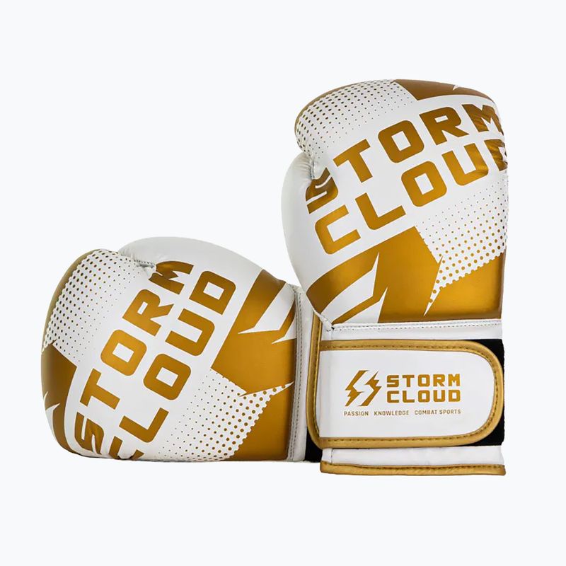 Boxkesztyű StormCloud Bolt 3.0 white/gold 3
