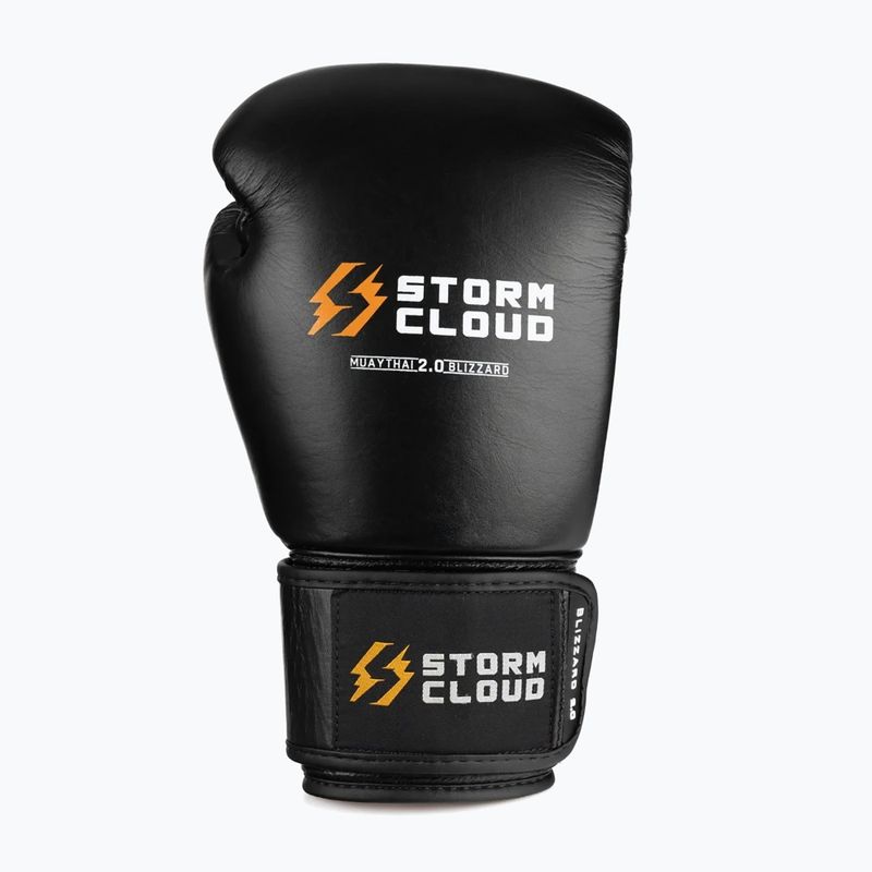 Bokszkesztyűk StormCloud Muay Thai Blizzard 2.0 black/white 2
