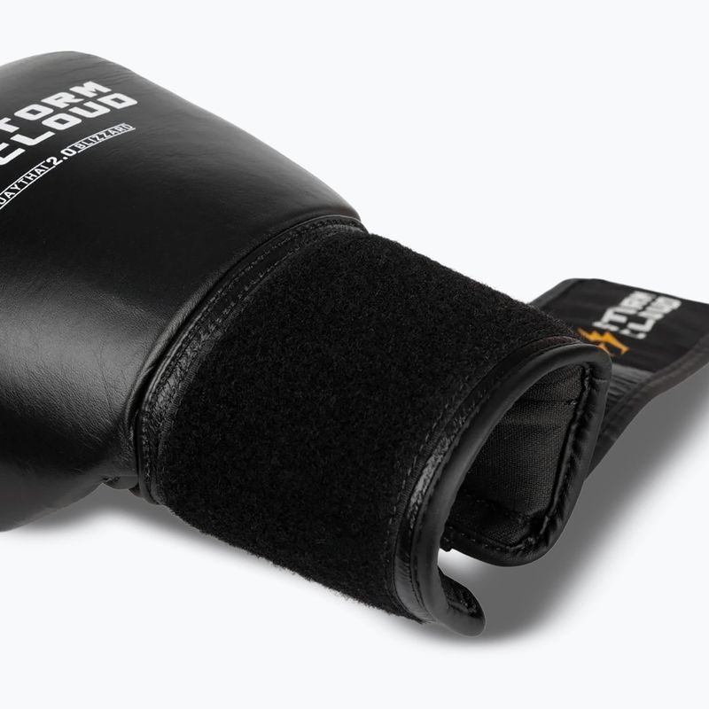 Bokszkesztyűk StormCloud Muay Thai Blizzard 2.0 black/white 6