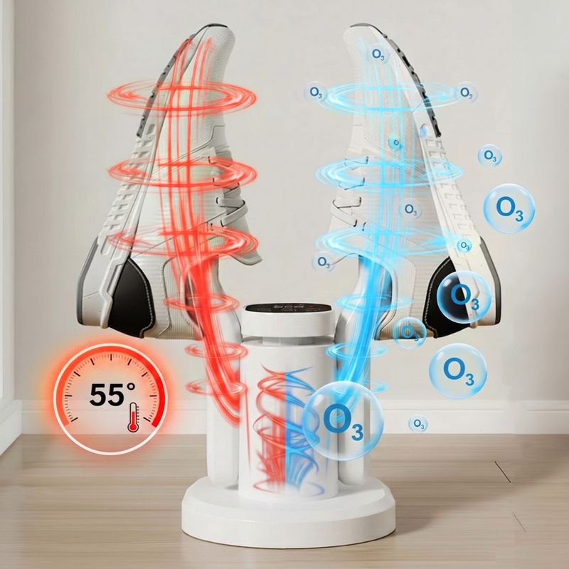 Cipőszárító Media-Tech Ozone Pro+ white/yellow 8