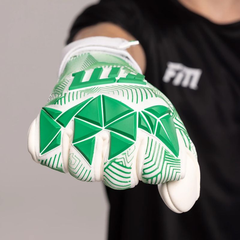 Kapuskesztyű Football Masters Varis X Pro NC white/green 6