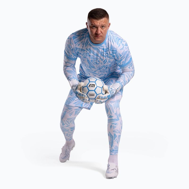 Kapus kesztyűk Football Masters Invictus X PRO fehér/kék 5
