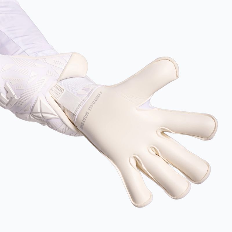 Football Masters Invictus X PRO kapuszkesztyűk teljesen fehér 5