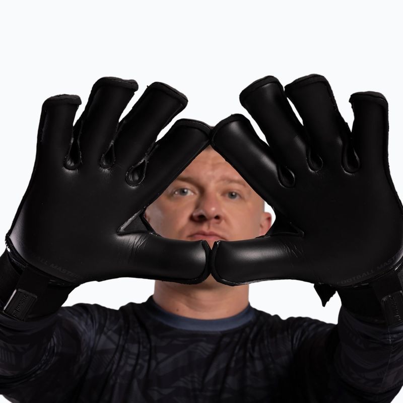 Kapuszkesztyűk Football Masters Invictus X PRO fekete 7