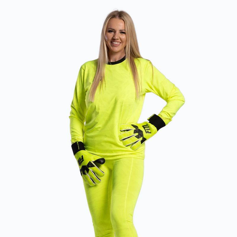 Kapuszkesztyűk Football Masters Invictus X PRO sárga fluo 2