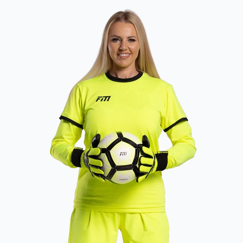 Kapuszkesztyűk Football Masters Varis X PRO sárga fluo 3