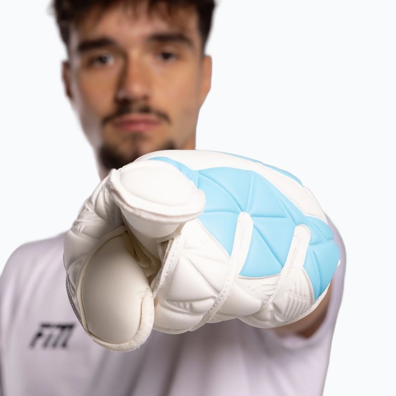 Kapuszkesztyűk Football Masters Invictus X fehér/kék 3
