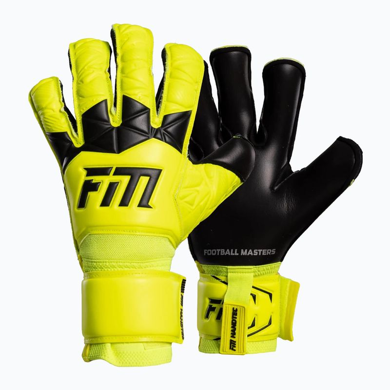 Kapuszkesztyűk Football Masters Invictus X sárga fluo