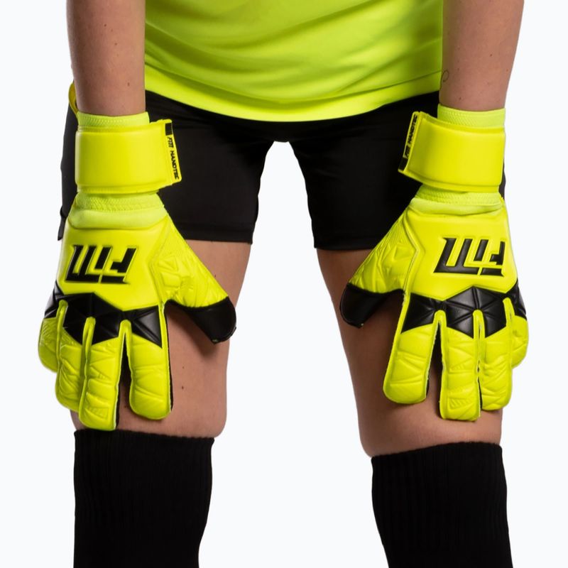Kapuszkesztyűk Football Masters Invictus X sárga fluo 4