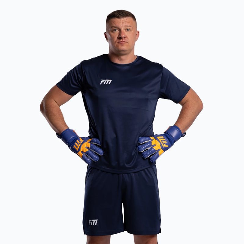 Kapuszkesztyű Football Masters Invictus X kék/narancs 4