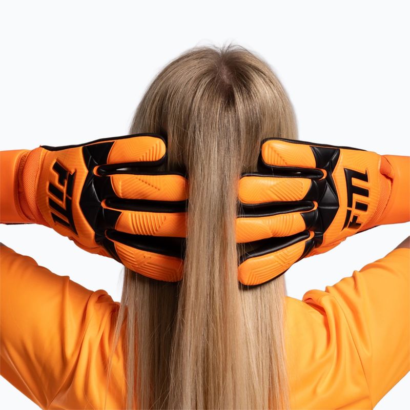 Kapuszkesztyűk Football Masters Varis X narancs fluo 7